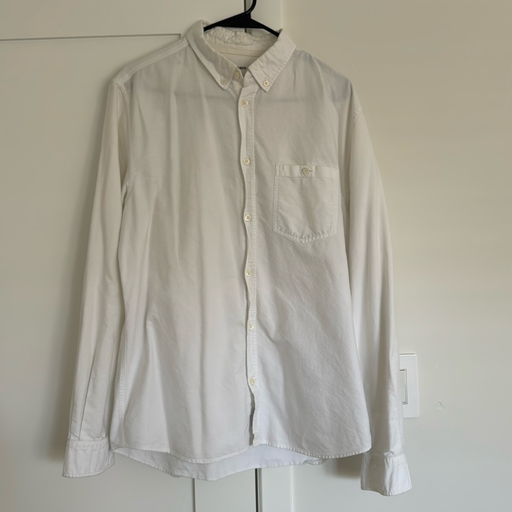 Norse Projects White Button Up. XL.